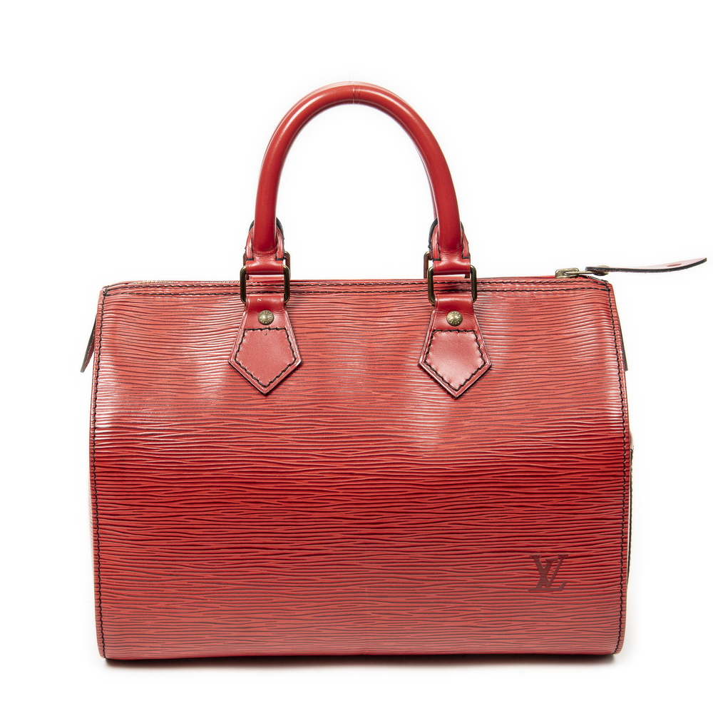 Louis Vuitton Speedy Black Stitching 25